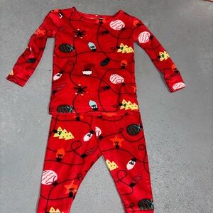 Cat & Jack Red Holiday Pajama Set